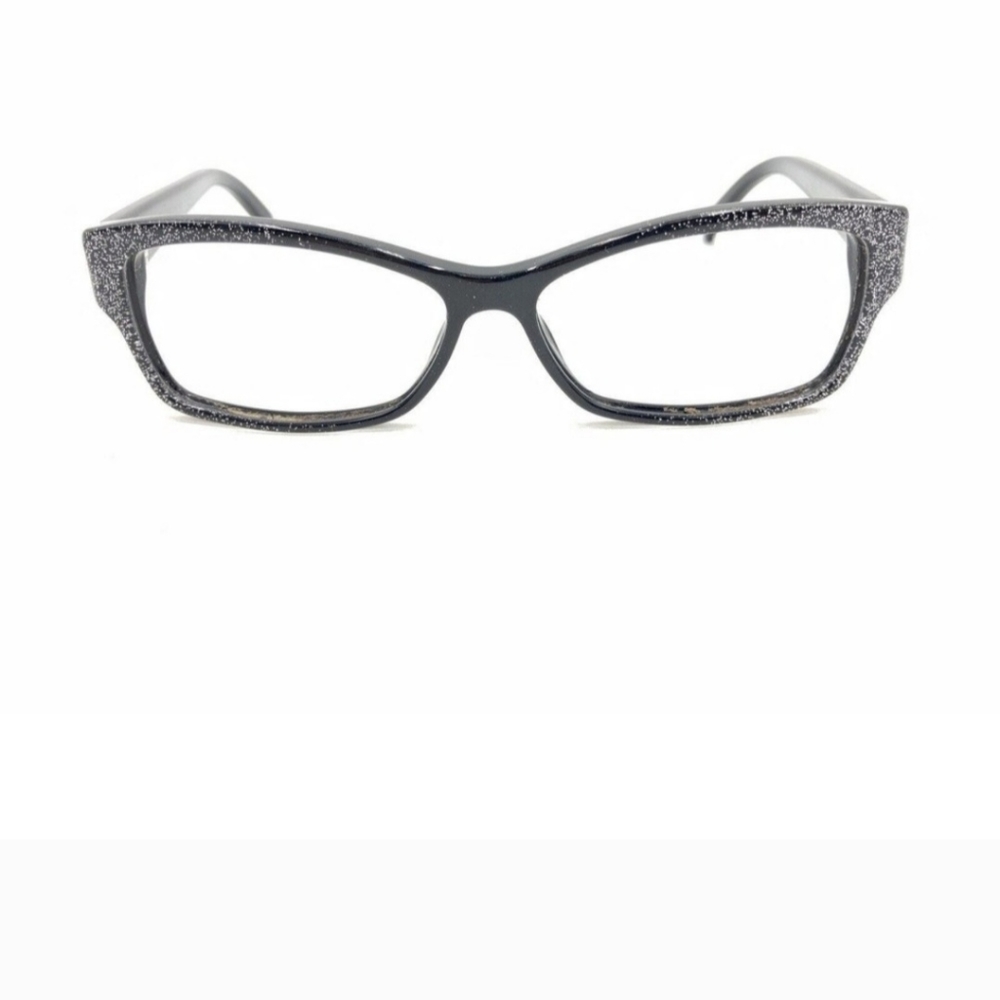 NWOT Gucci GG 3203 Yho Black Glitter  Rectangular Optical Frames Eyeglasses